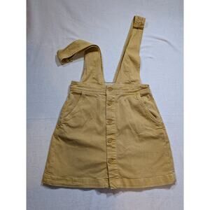 wee the free overall skirt yellow size 4